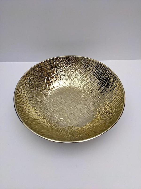 Sierra Gold Crocodile Bowl